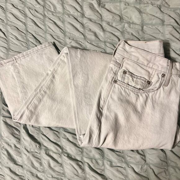 NWT Edwin Women's Cai Straight Leg Jeans High Hopes Light Blue Wash Sz 26 - Picture 7 of 9